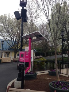 Solar Kiosk at Hershey Park